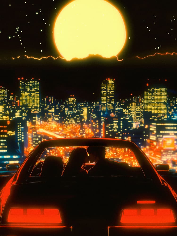 Love Over Japan by Taudalpoi — canvas wall art