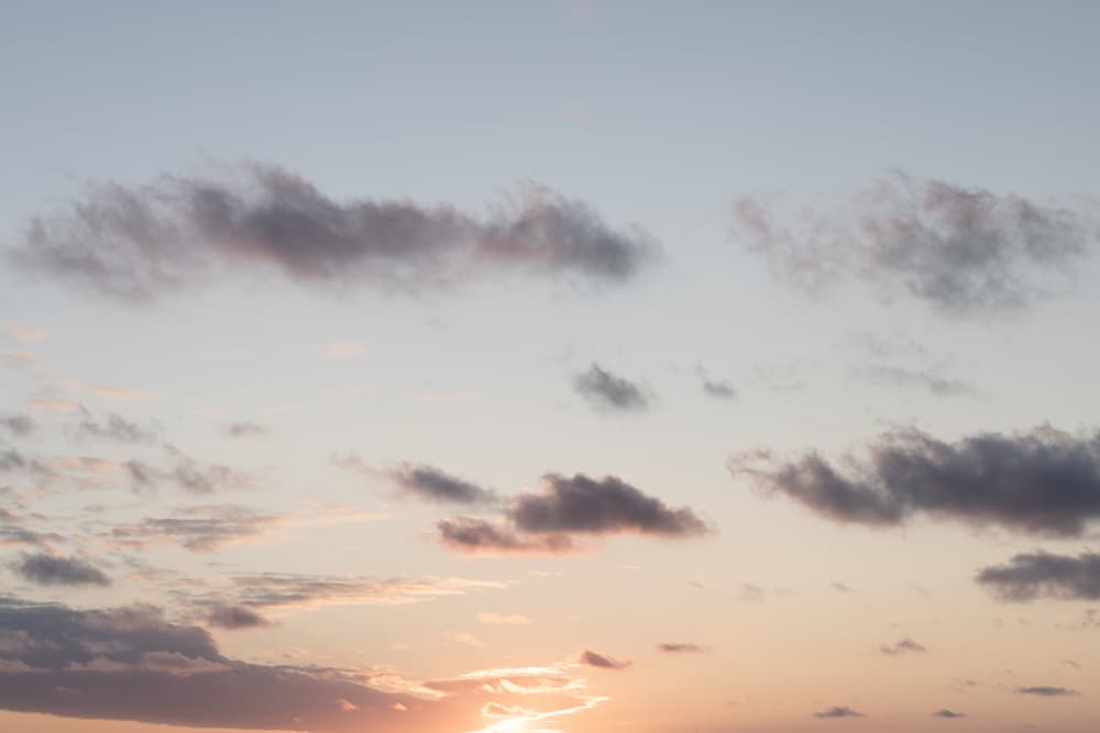 Pastel Sky 17 by Mareike Böhmer — canvas wall art
