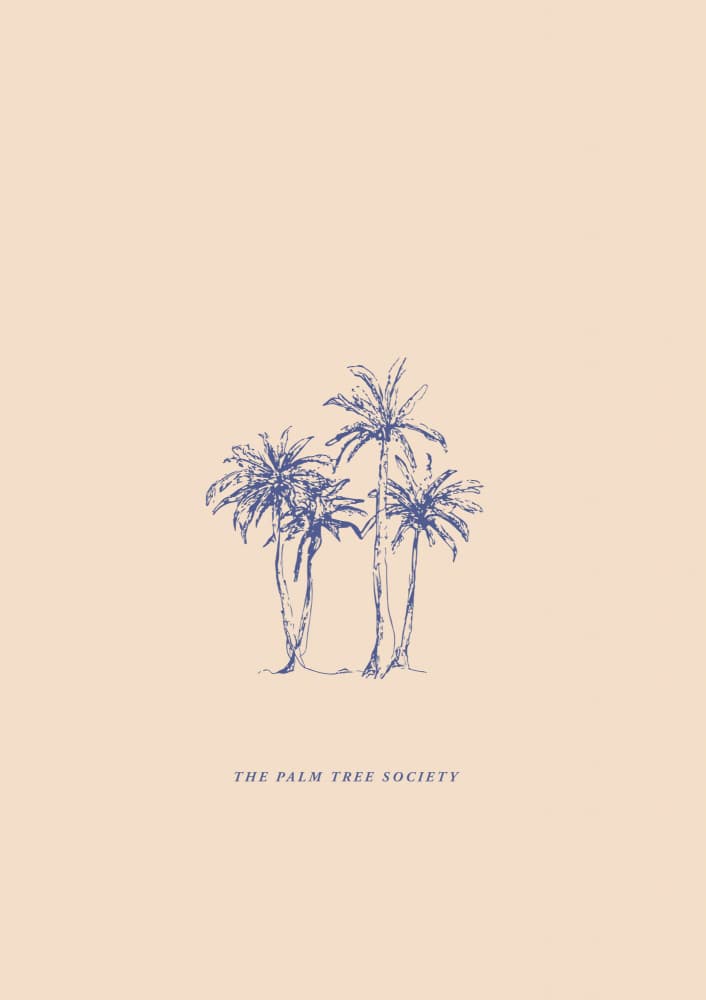 Thepalmtreesociety by Treechild — canvas wall art