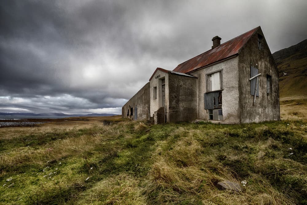 Abandoned House Under Storm by Þorsteinn H. Ingibergsson — canvas wall art