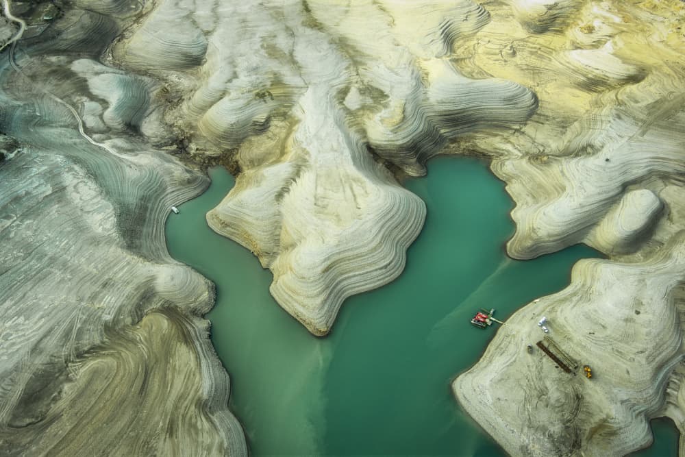 Dry Lake Patterns by Ivan A. Godovikov — canvas wall art
