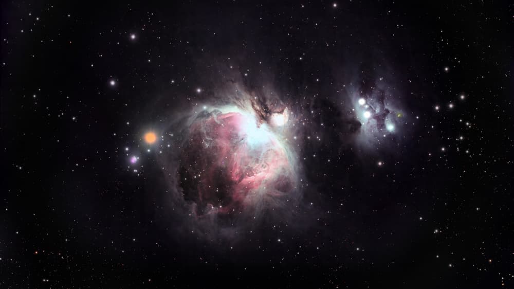Glowing Orion Nebula by TaranSohal — canvas wall art