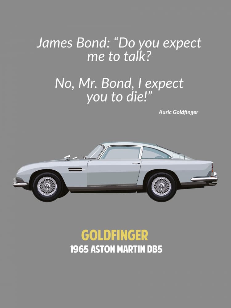 Classic Silver Sports Car by WallChart Art Studio — canvas wall art
