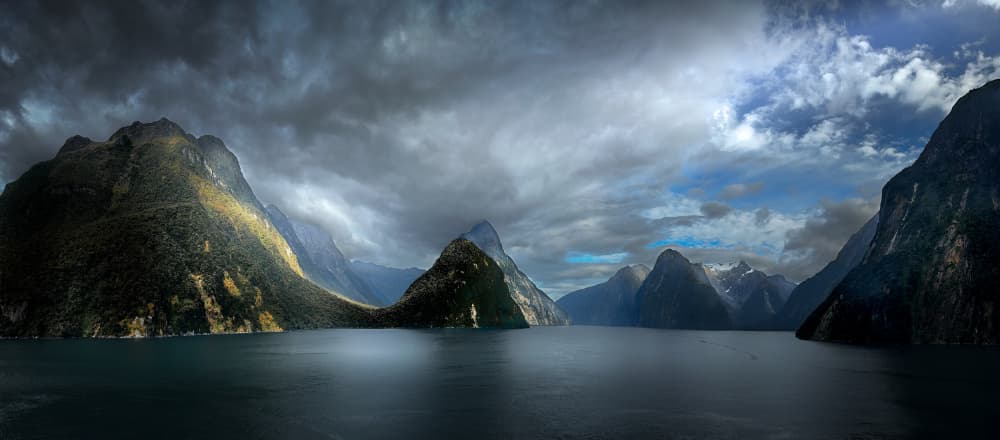Milford Sound Majesty by Bing Li — canvas wall art