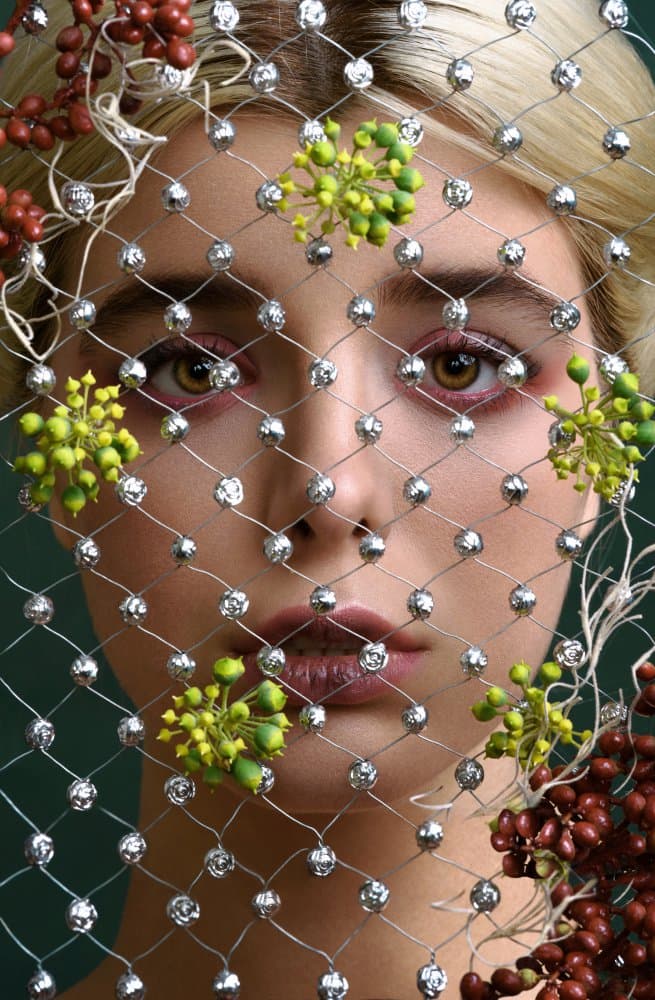 Sparkling Veil and Berries by Peyman Naderi — canvas wall art