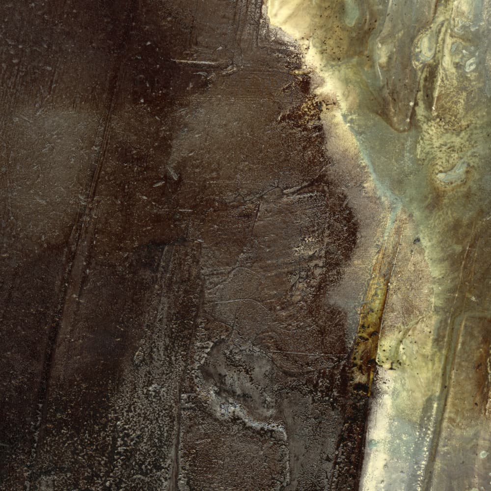 Aged Metallic Earth by Jared Hankins — canvas wall art