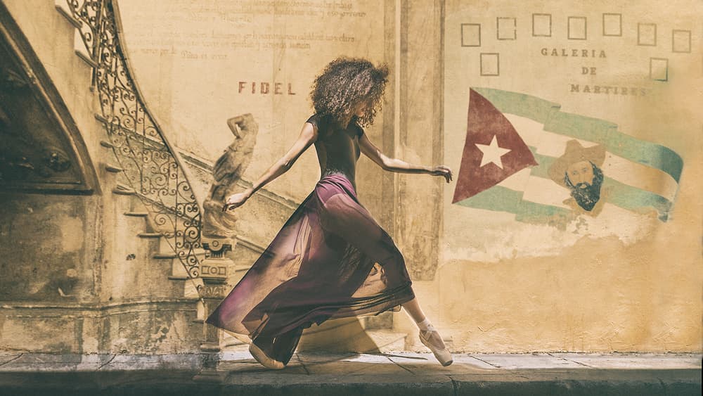 Dancing in Old Cuba by Joan Gil Raga — canvas wall art