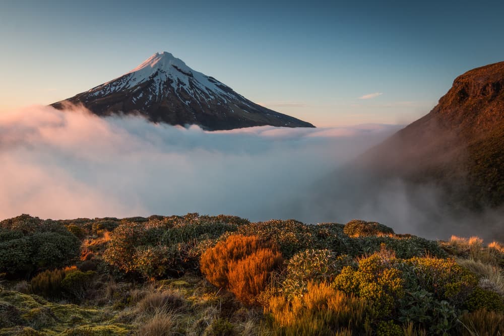 Mountain Above The Clouds by Christoph Schaarschmidt — canvas wall art
