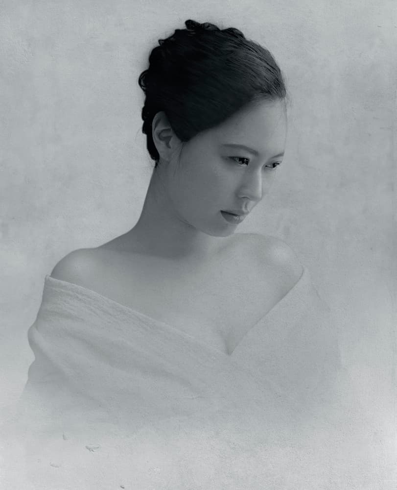 Graceful Serene Woman by Fuyuki Hattori — canvas wall art