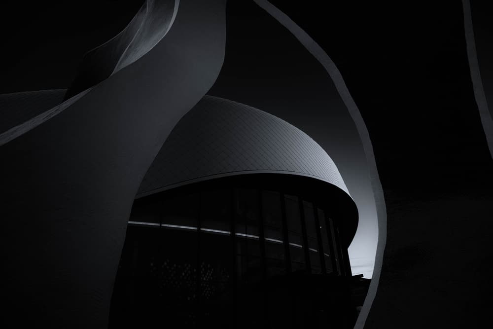 Sleek Modern Architecture by Matthias Hefner — canvas wall art