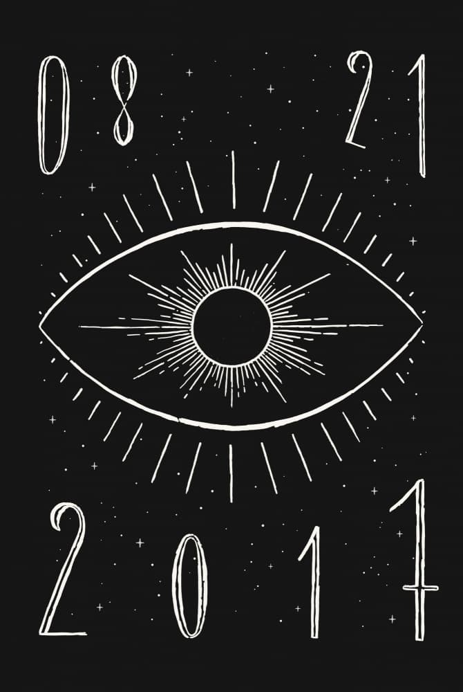 All Seeing Eclipse Eye by Florent Bodart — canvas wall art
