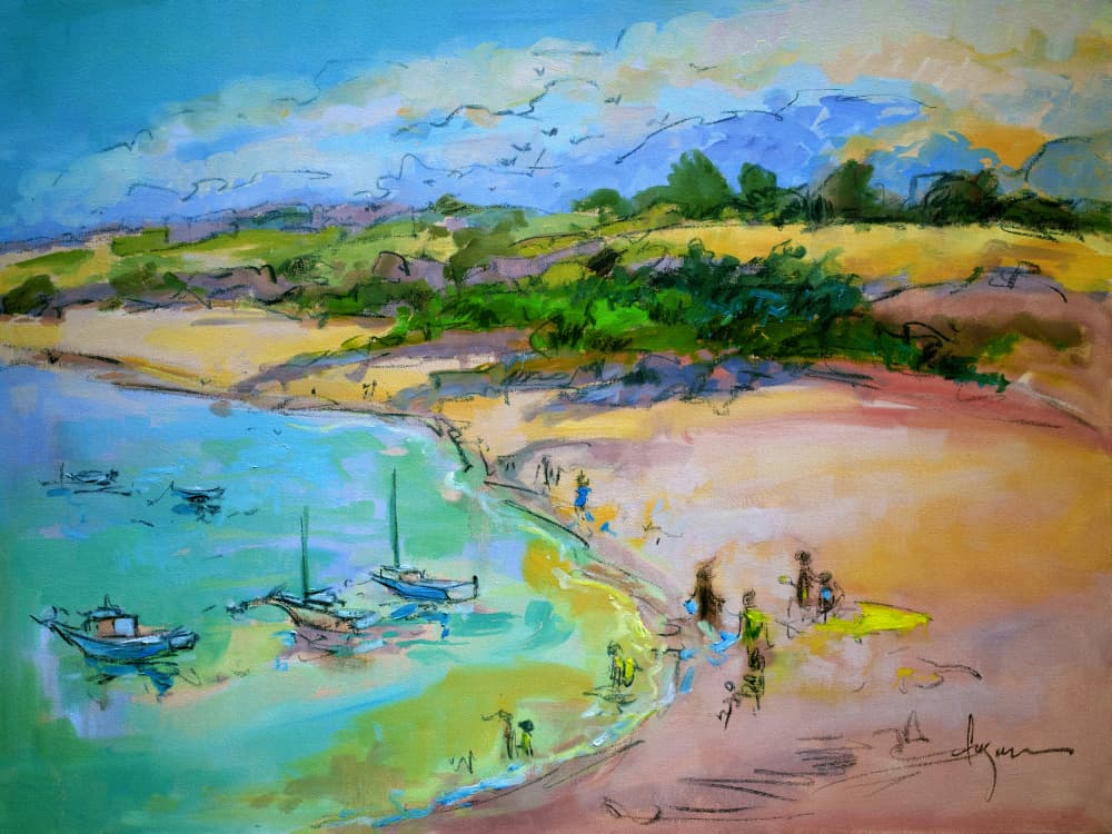 Coastal Serenity by Dorothy Fagan — canvas wall art