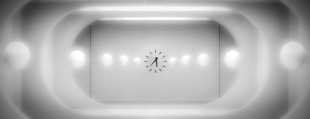 Minimalist Time Space by Gerard Valckx — canvas wall art