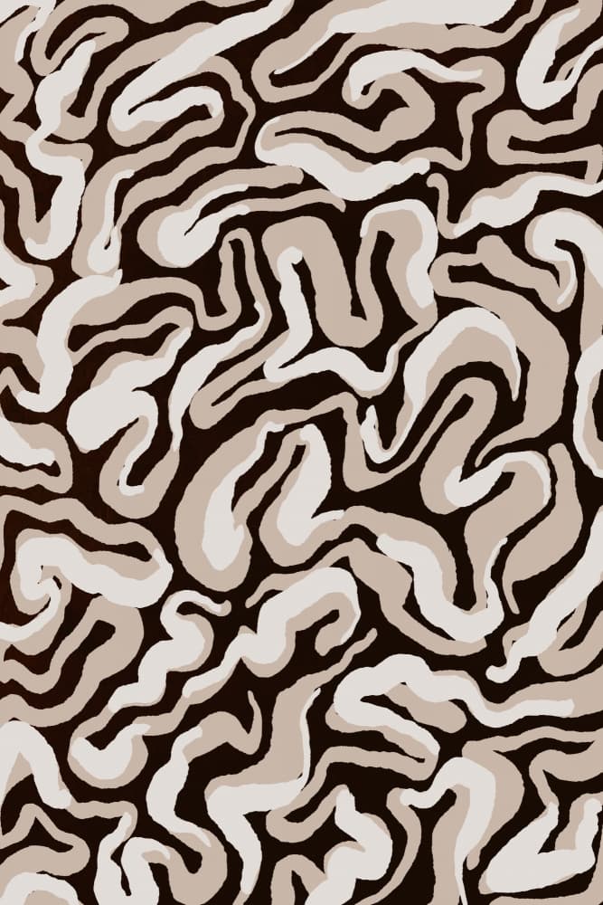Swirling Earth Tones by Treechild — canvas wall art