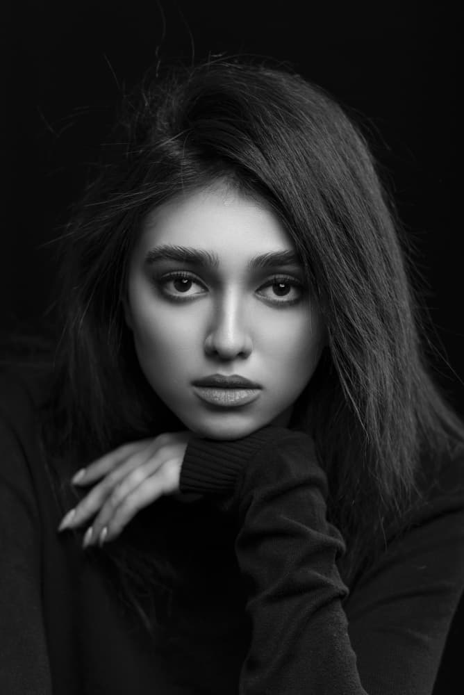 Intense Gaze Portrait by Saeed Zamani — canvas wall art