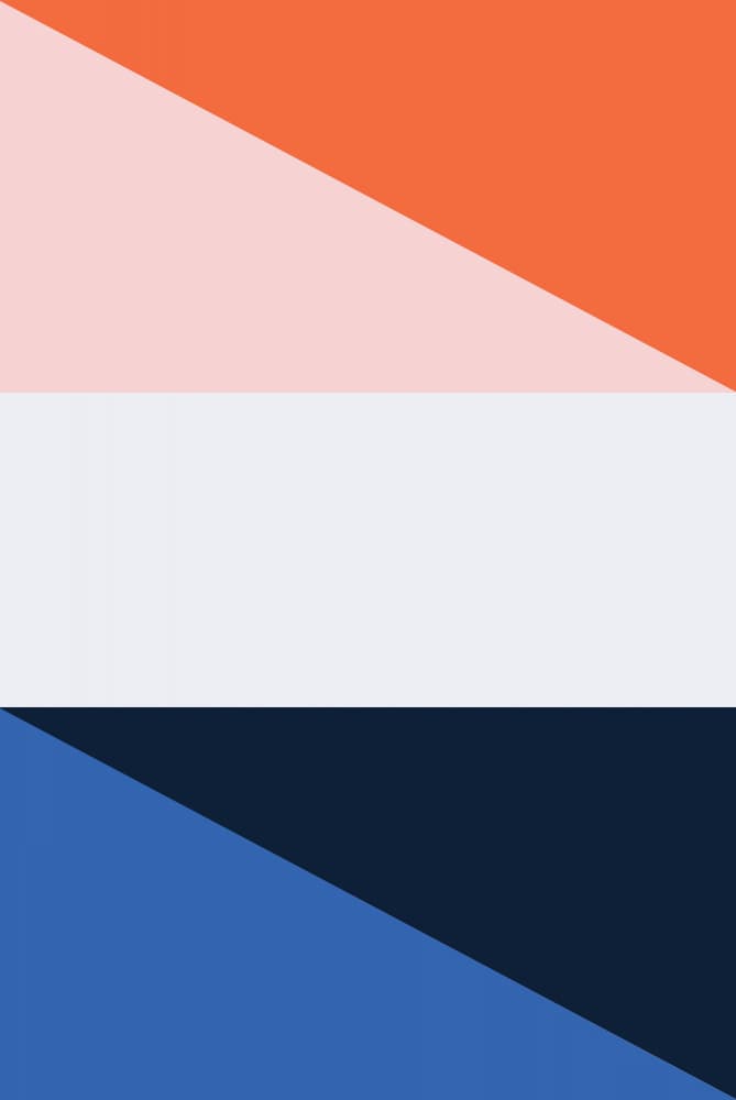 Geometric Color Block by Oju Design — canvas wall art