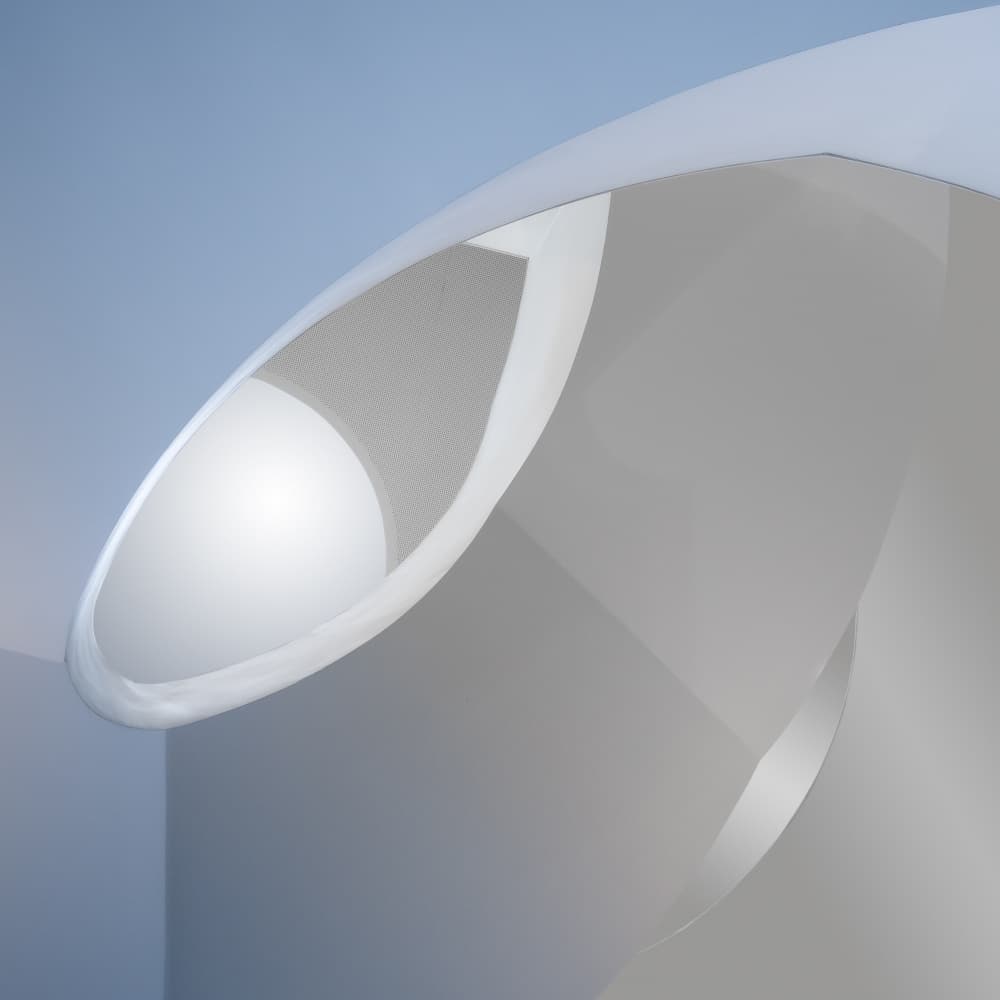 Modern Architectural Curves by Greetje van Son — canvas wall art