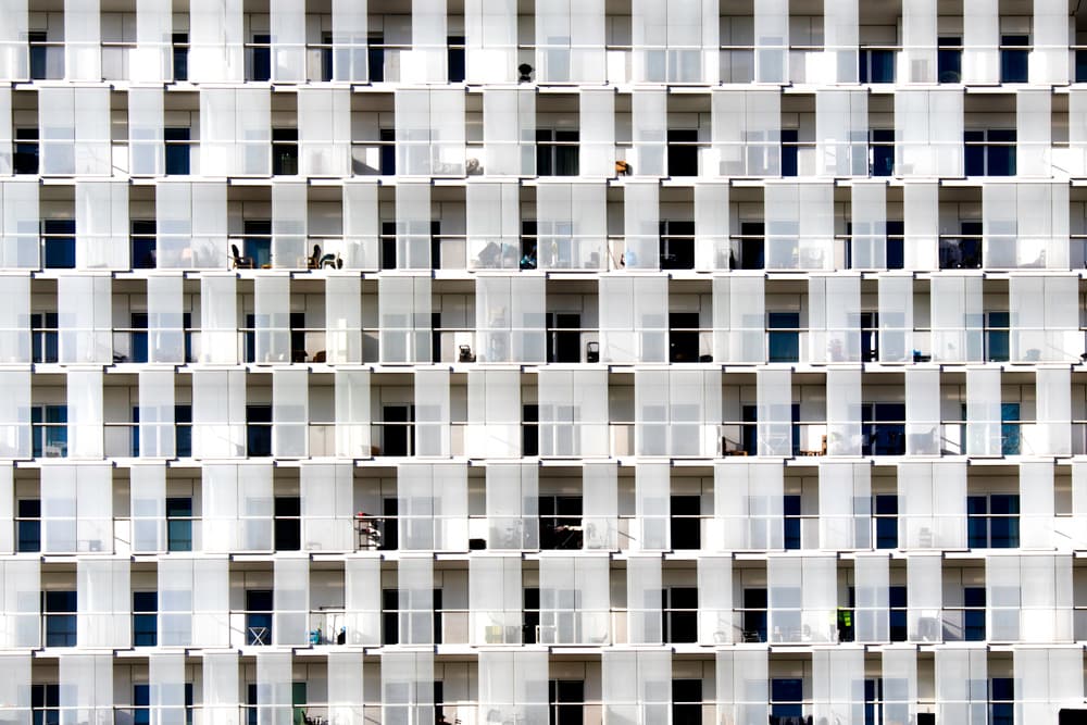 Modern Building Facade by Jef Flour — canvas wall art