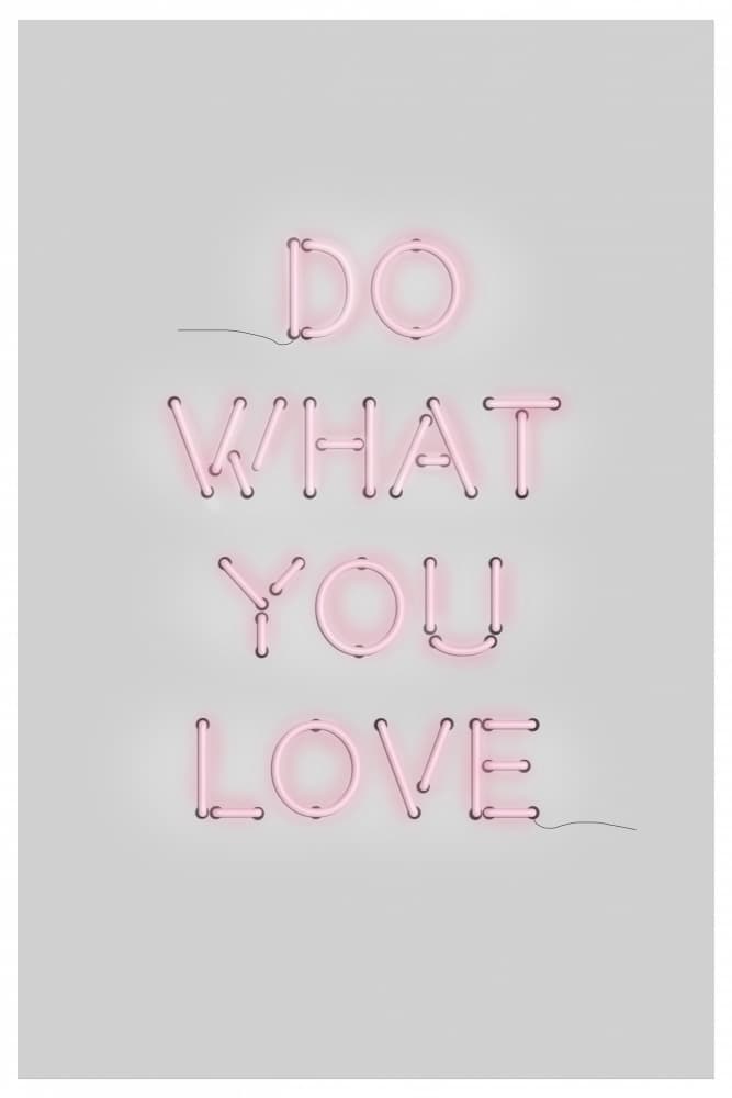 Neon Passion Message by THE MIUUS STUDIO — canvas wall art