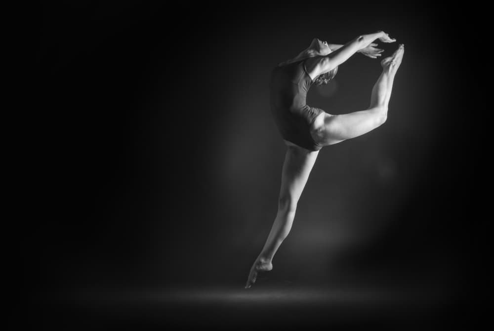 Graceful Ballet Pose by Elad Nissim — canvas wall art