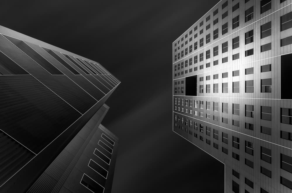 Modern Architectural Geometry by Alfonso Novillo — canvas wall art