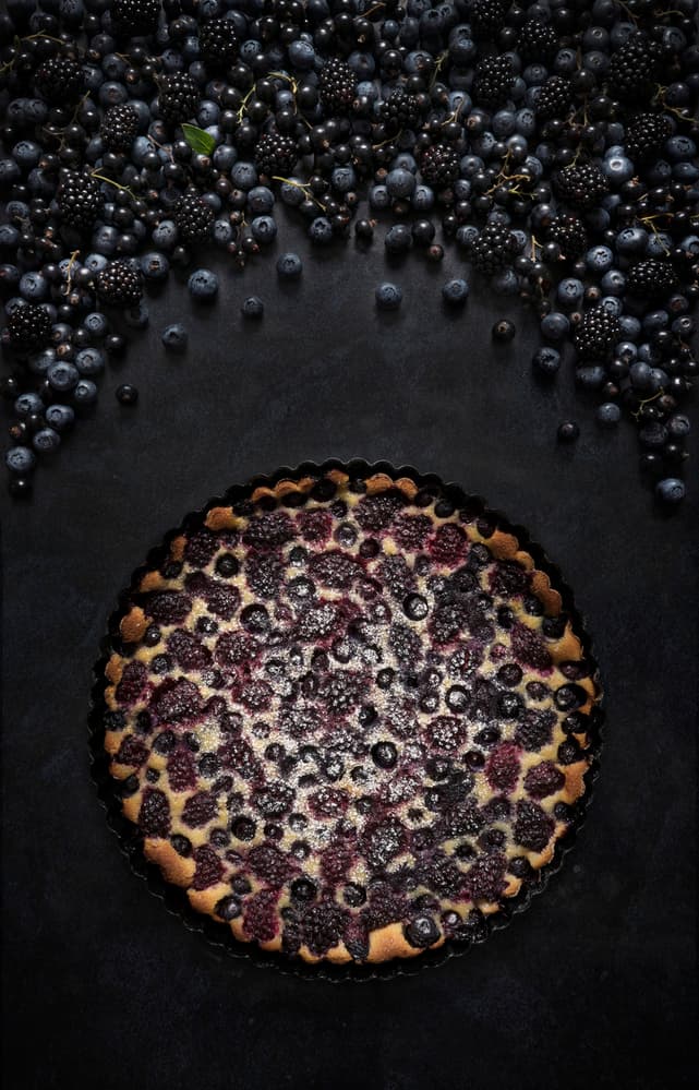 Rustic Berry Tart by Diana Popescu — canvas wall art