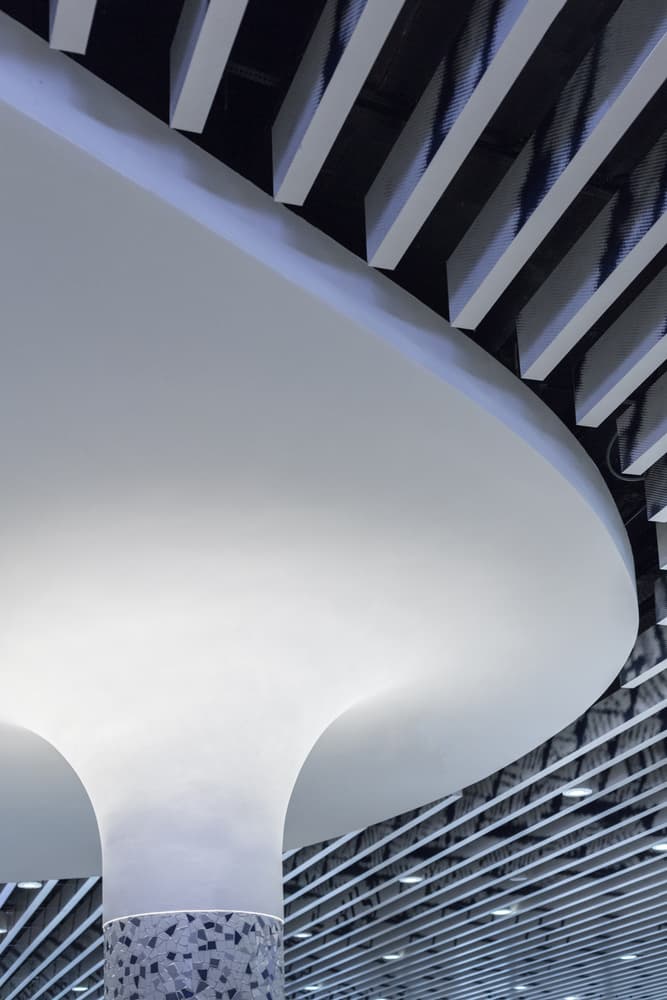 Architectural White Curves by Theo Luycx — canvas wall art