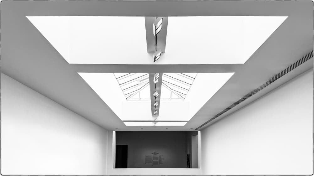 Geometric Ceiling Light by Lus Joosten — canvas wall art