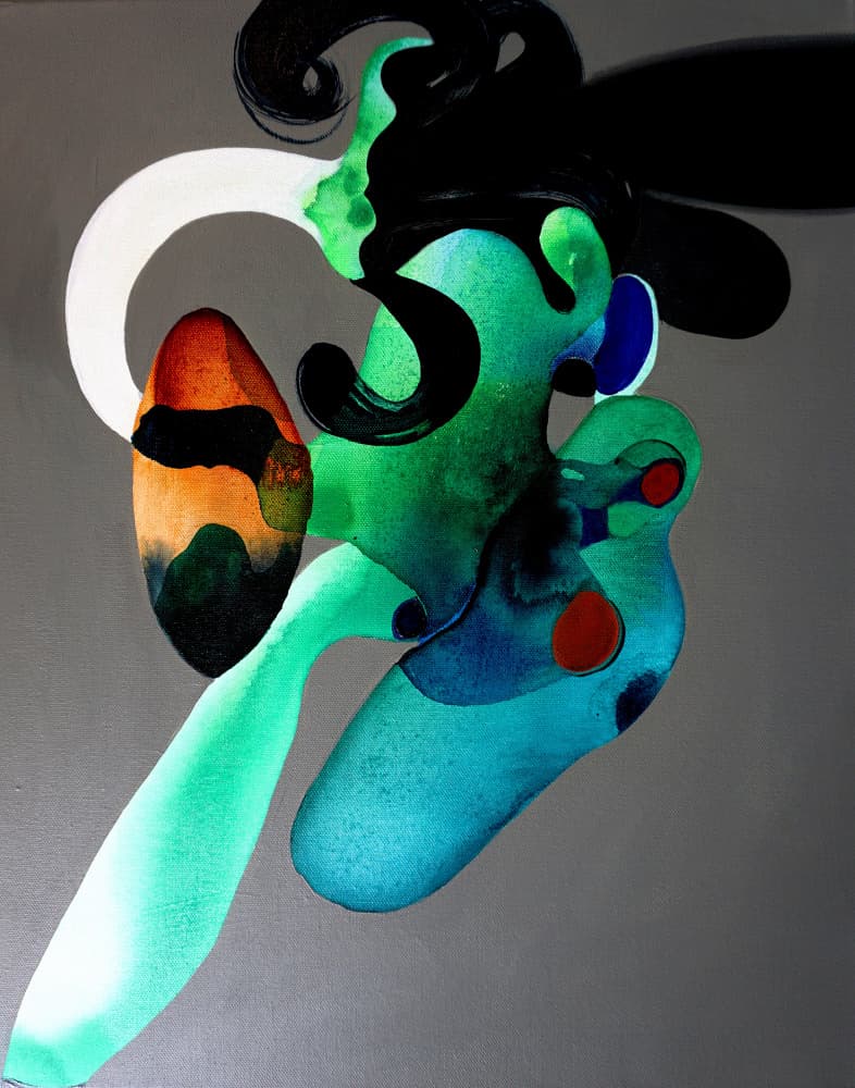 Abstract Fluid Forms by Victor Tkachenko — canvas wall art