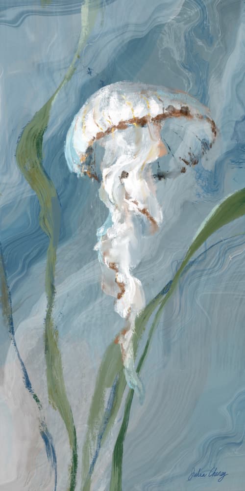 Jelly Fish Julia Cheney (1) by Julia Cheney — canvas wall art