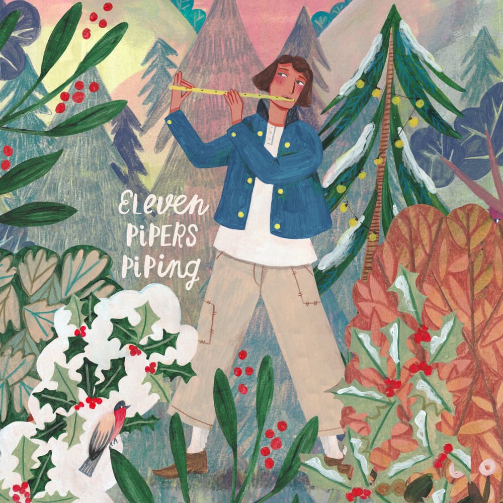 Eleven Pipers Piping by Caroline Bonne Müller — canvas wall art