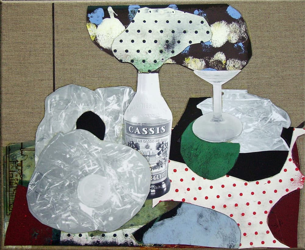 Modern Still Life Collage by Pascal Marlin — canvas wall art