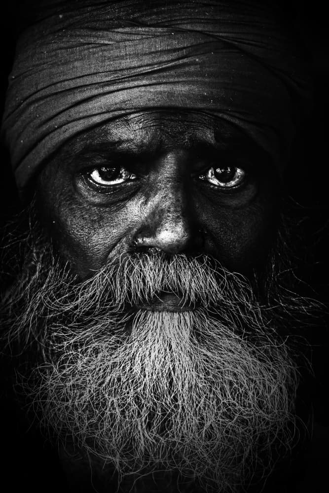 Soulful Old Man by JAYATU CHANDRA DAS — canvas wall art