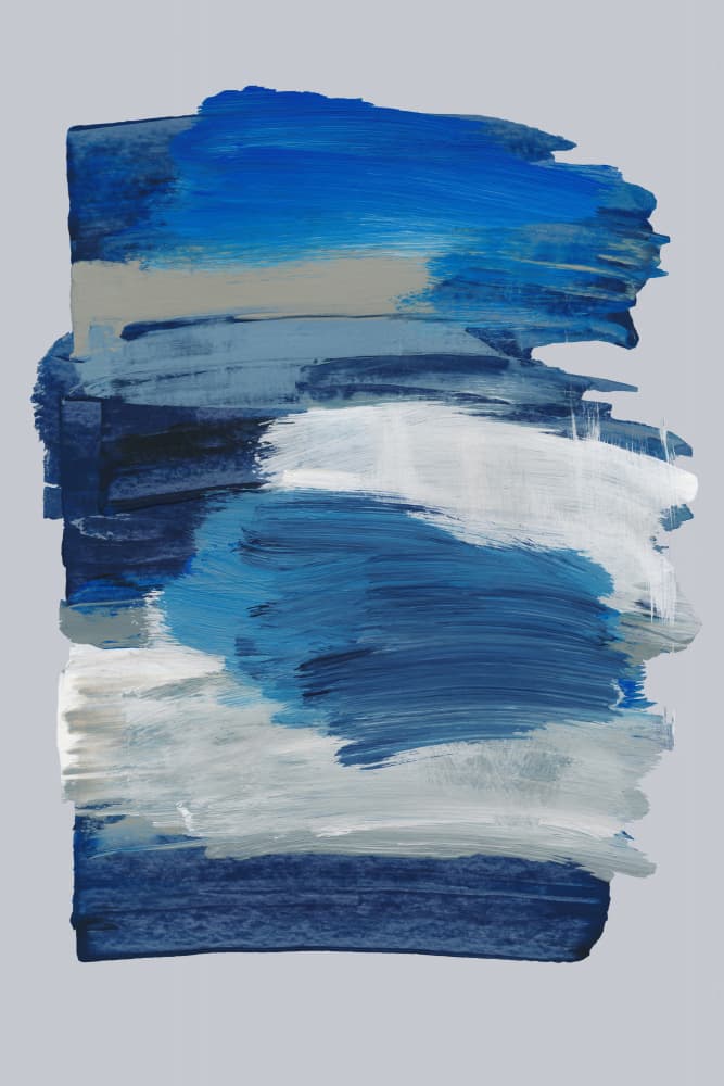Abstract Brush Strokes 78 by Mareike Böhmer — canvas wall art
