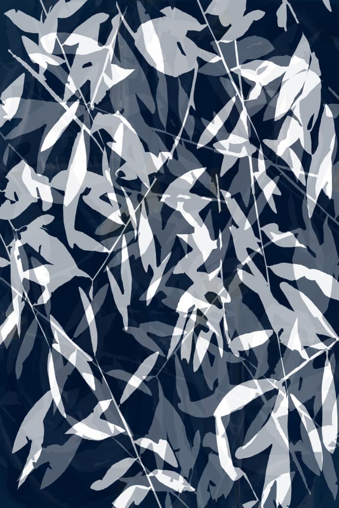 Layered Bamboo Leaves by cartissi — canvas wall art