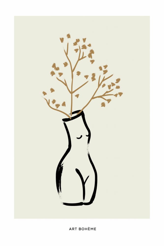 Artboheme(vase) by Treechild — canvas wall art