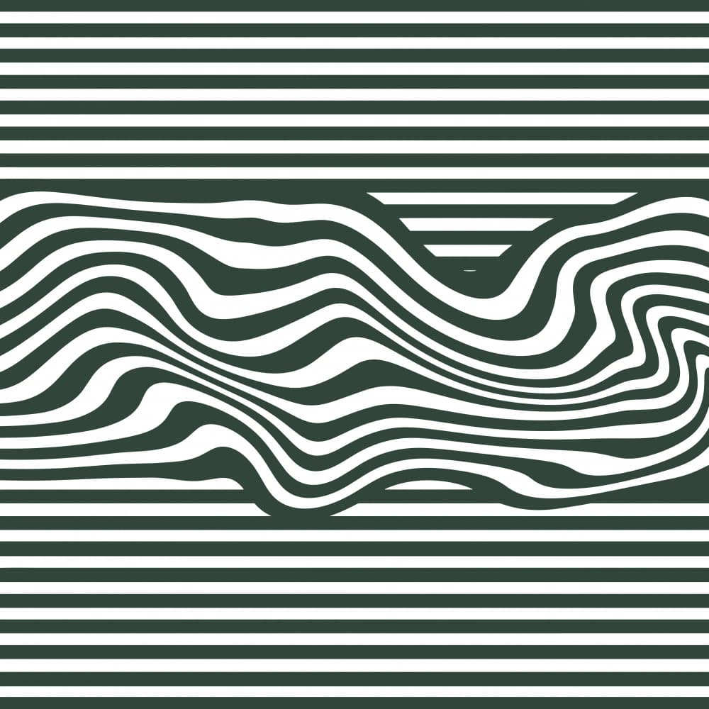 Wavy Stripe Illusion by Carlos Perez Del Moro — canvas wall art