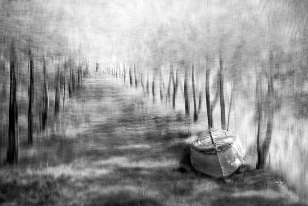 Blurred Path Solitude by Ekkachai Khemkum — canvas wall art