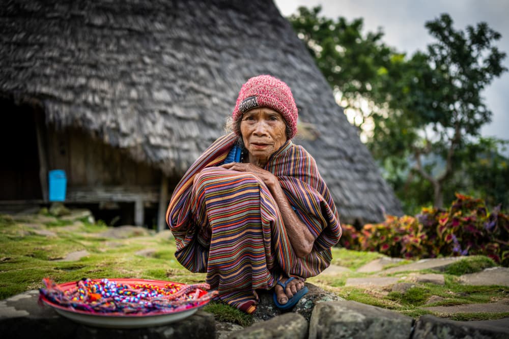 Indigenous Woman's Gaze by Joseph Ng — canvas wall art