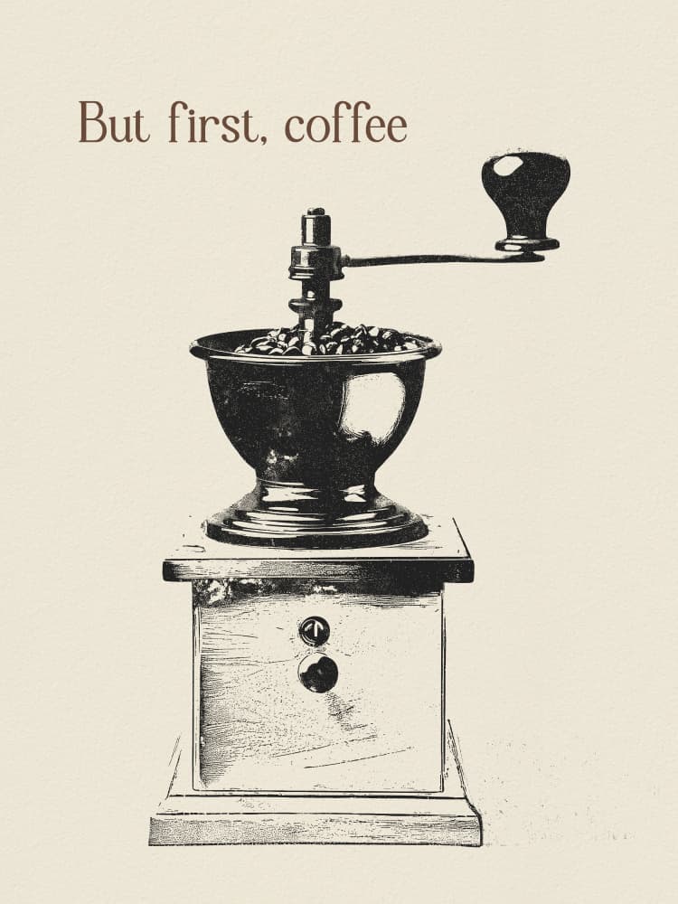 But First Coffee by Andreas Magnusson — canvas wall art