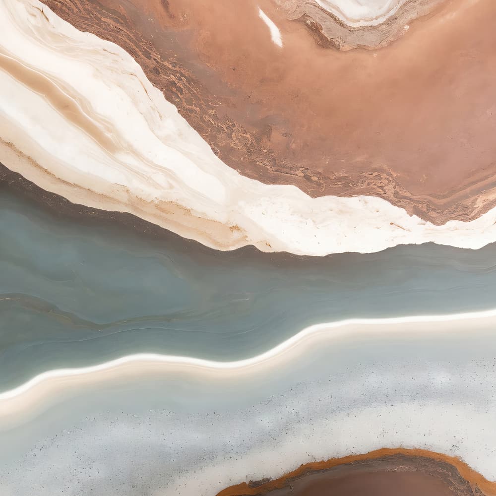 Fluid Earth Layers by Alpenglow Workshop — canvas wall art