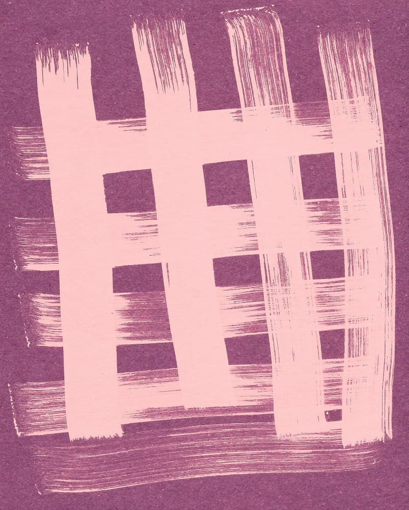 Pink Purple Abstract Grid by Santhosh ch — canvas wall art