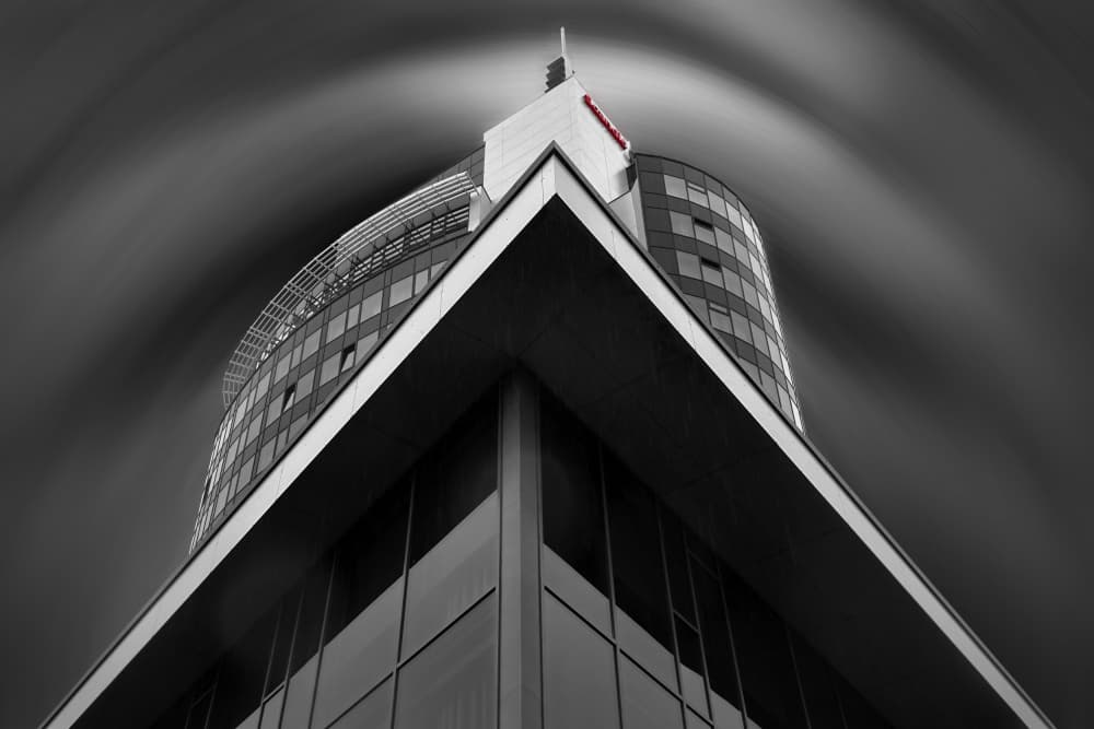 Dynamic Urban Architecture by Hans-Wolfgang Hawerkamp — canvas wall art