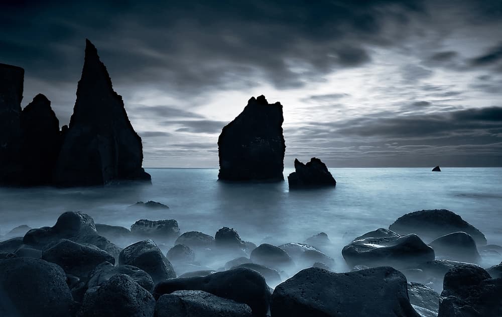 Ethereal Rocky Coast by Þorsteinn H. Ingibergsson — canvas wall art