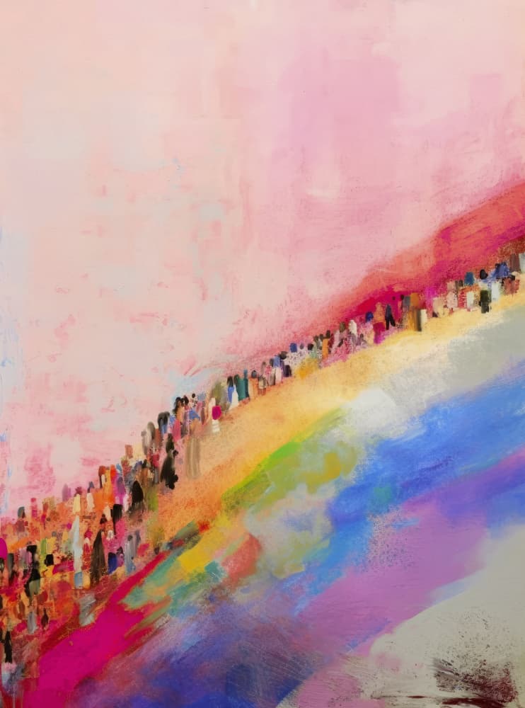 Pastel Dreamscape by Treechild — canvas wall art