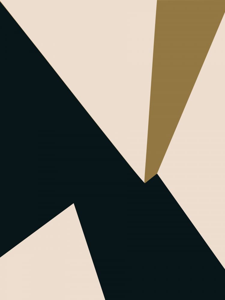 Abstract Geometric Blocks by Little Dean — canvas wall art