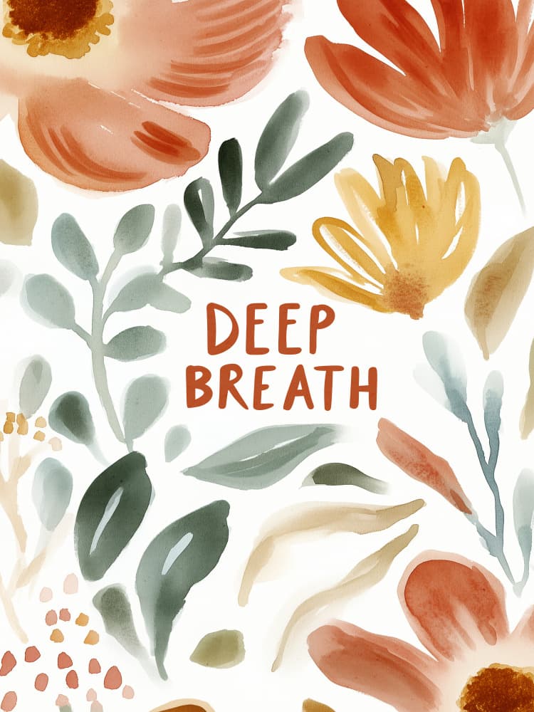 Calm Blossoms by Treechild — canvas wall art