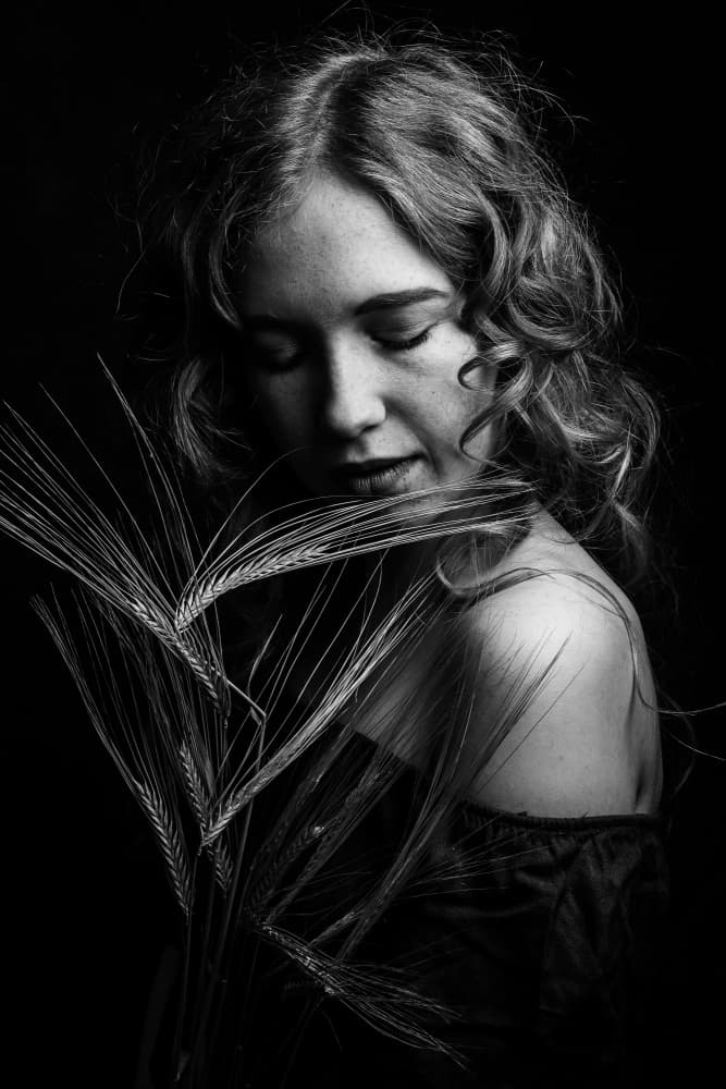Graceful Harvest Portrait by Ruth Franke — canvas wall art