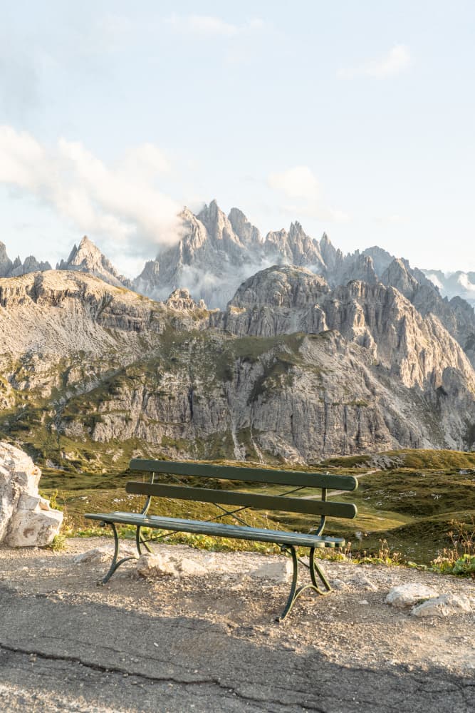 Alpine Bench Vista by Henrike Schenk — canvas wall art