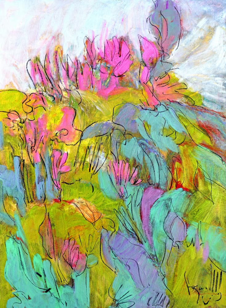 Whimsical Garden Dreams by Dorothy Fagan — canvas wall art